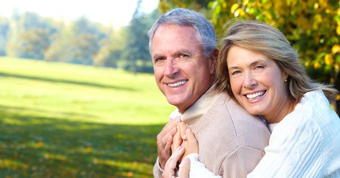 Couple at retirement age